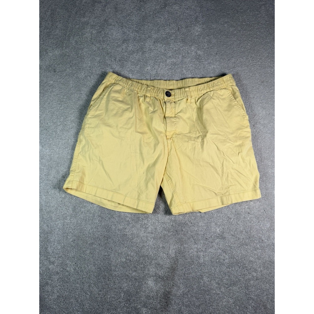 Chubbies Originals Stretch Shorts 7" Chino Yellow Casual Preppy Men X Large